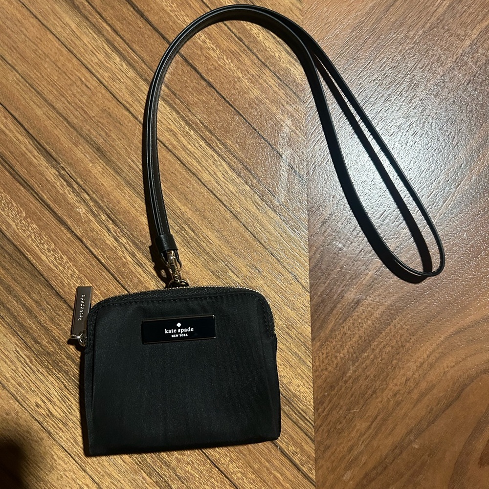 Kate Spade Carter Nylon Card Case Lanyard